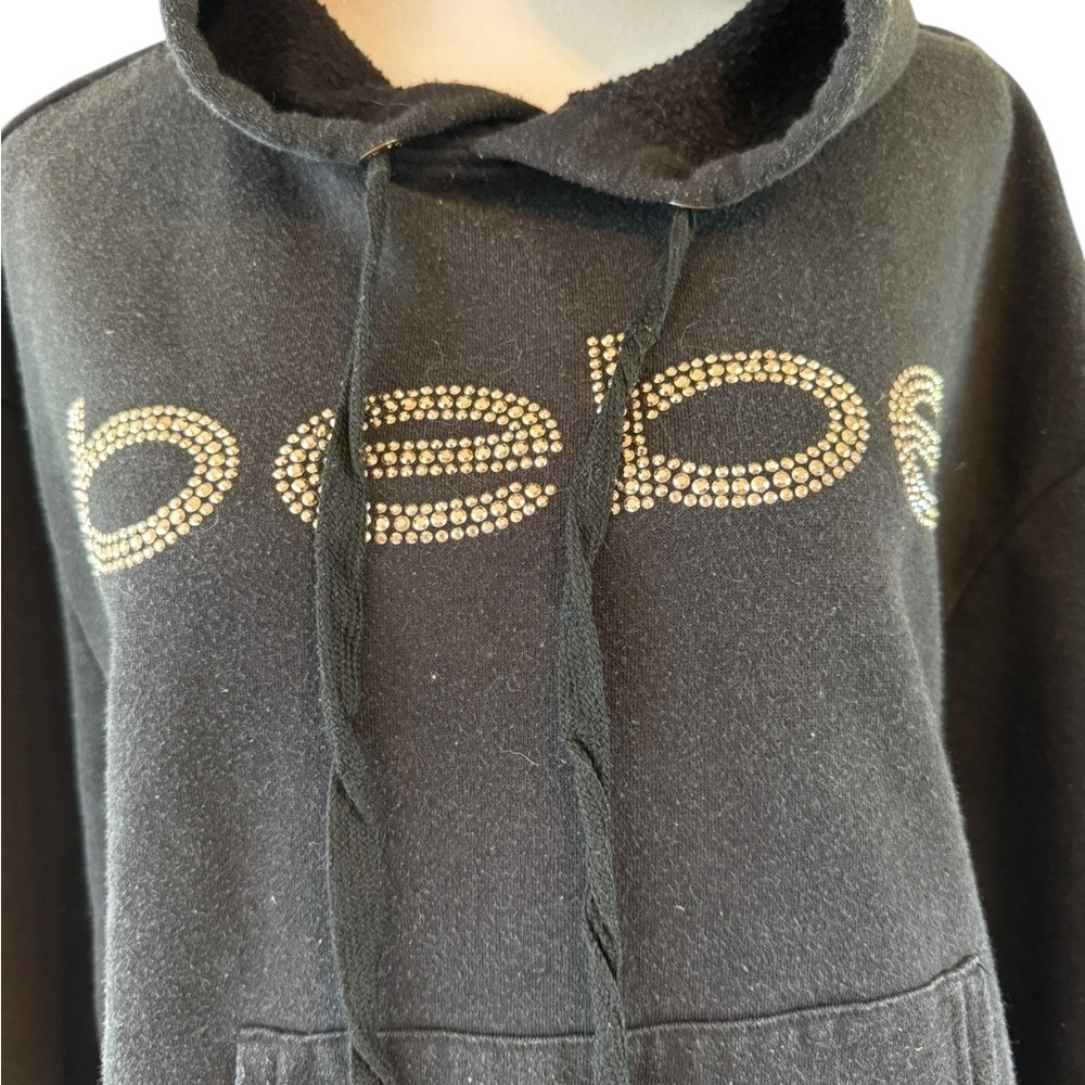 Bebe black pullover Hoodie Sweater for Women Size Large - Picture 2 of 10